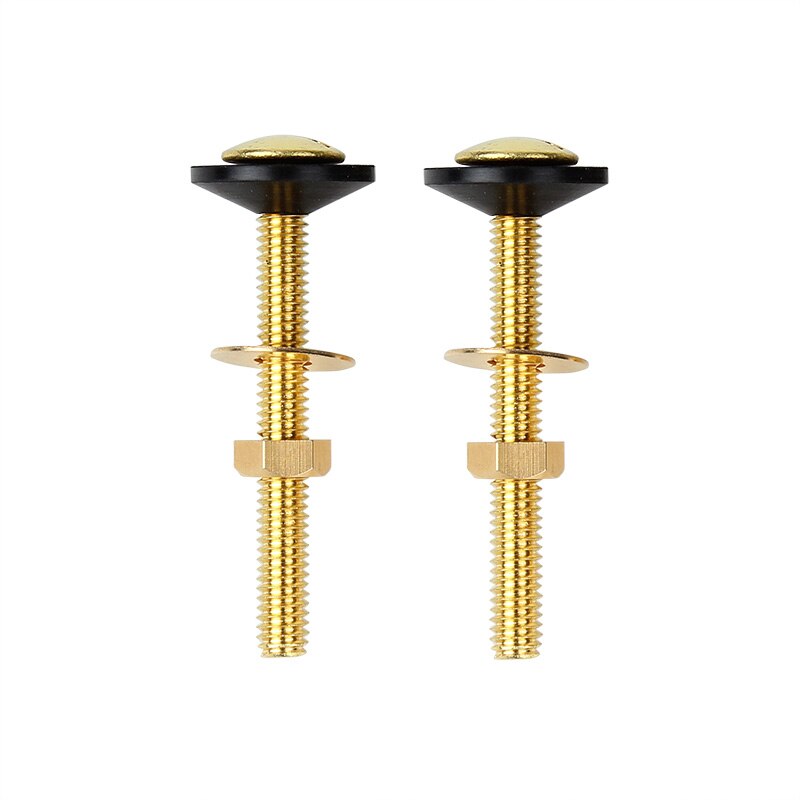 Toilet bolt sets water tank fitting screw set bathroom Accessory Repairing Tools copper water tank fastner parts copper one pair: Type One