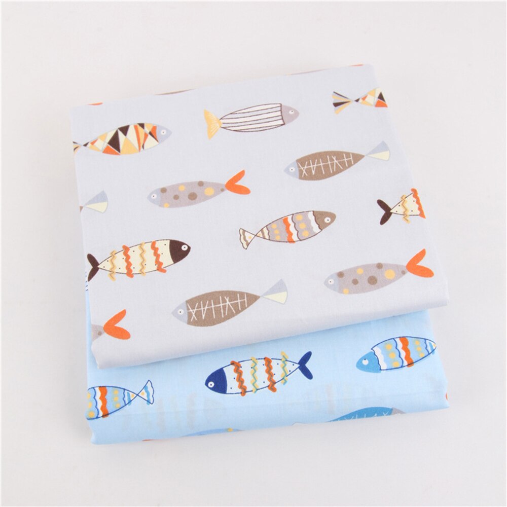 DIY Handmade Cotton Fabrics Patchwork Cloth Group Cotton Cloth DIY Forest Bear Animal Pattern Manual Cloth For Baby & Children