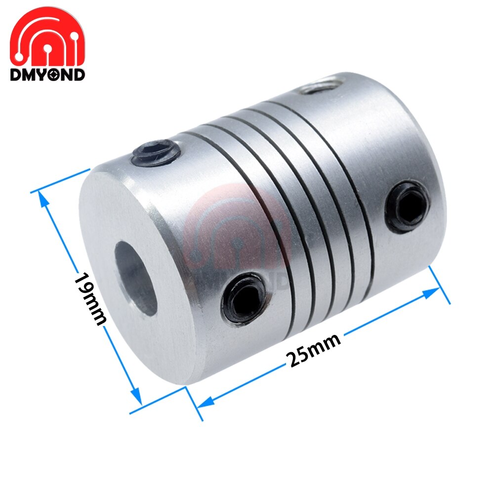 8x10mm Motor Jaw Shaft Coupler Flexible Coupling OD for Stepper Motor Coupler Shaft Couplings 3D Printer