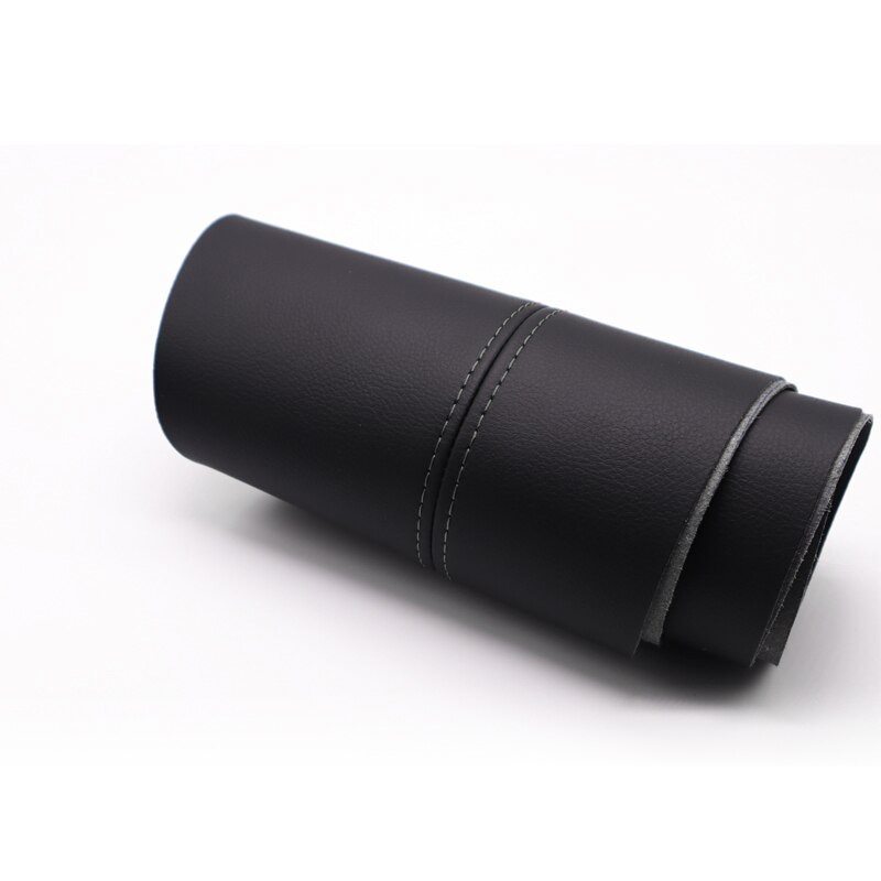 4 Stuks Zachte Lederen Armsteun Cover Voor Nissan Qashqai J11 Binnendeur Armsteun Panel Cover Sticker trim: Black-gray line