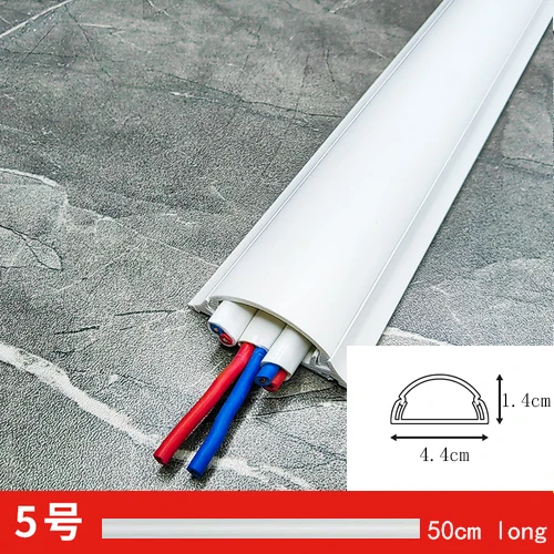 50 cm Kabelversteck, TV-Kabelversteck, Zauberstab-einstellen, Kabel-Concealer, Kabelabdeckung, Wandkabelmanagement, Kabelabdeckungen für wandmontierte Fernseher: Himmel Blau