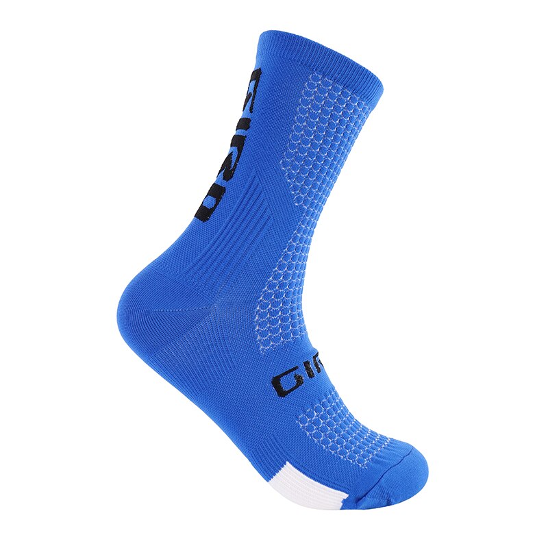 Oranje Fiets Sokken Outdoor Sport Sokken Running Sokken Basketbal Sokken Compressie Sokken Fietsen Sokken: Blauw