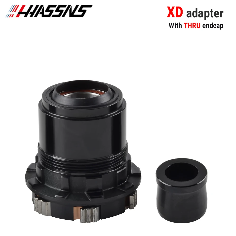 HASSNS PRO7 Mtb Cube XD MS Micro Spline Adapter Freehub QR/THRU Cap 8/9/10/11/12 Speed Bushing: Blue