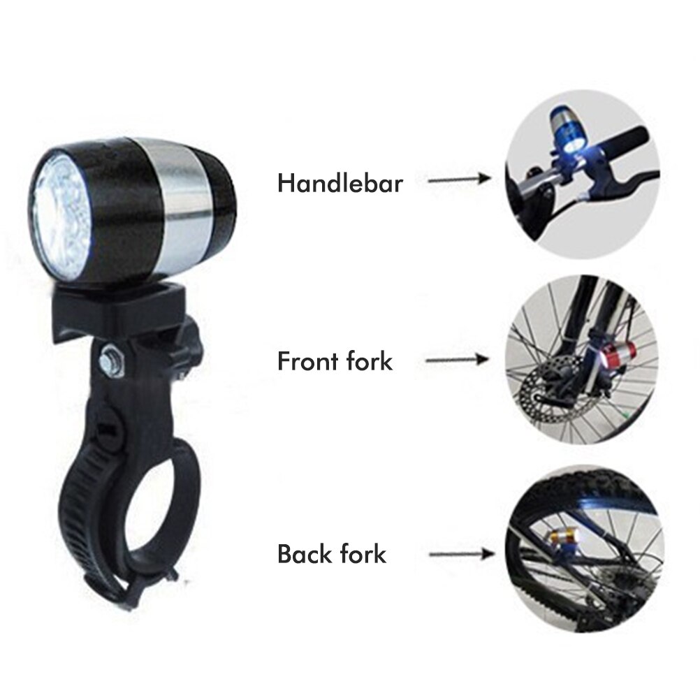 6LED Fietsverlichting Fiets Veiligheid Lichten Waarschuwing Lamp Waterdicht Mountainbike Voorvork Aluminium Waarschuwingslichten Bier Licht