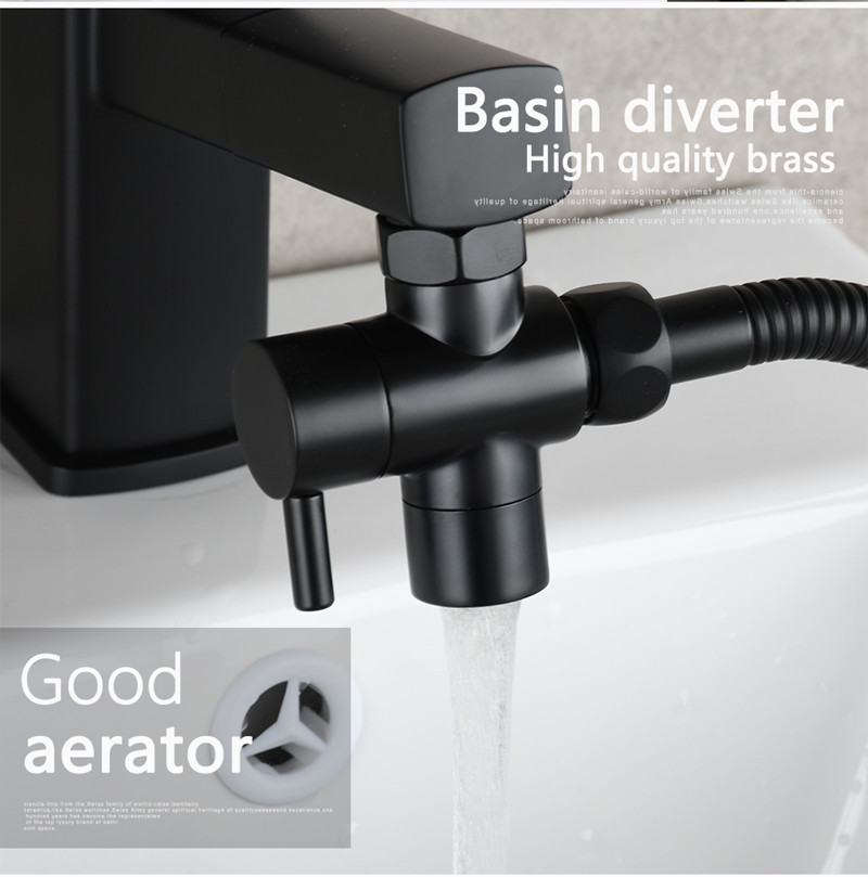 Brass Sink Diverter Faucet Splitter for Kitchen or Bathroom,Faucet Adapter 3 Way Valve,Sink Faucet Replacement Part M22 X M24