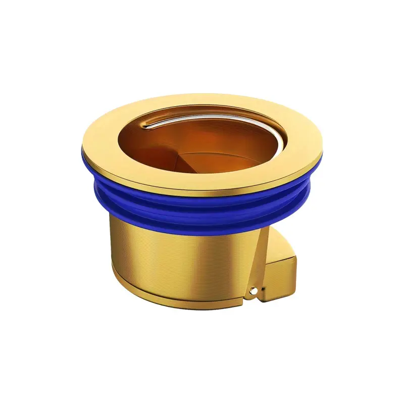 Brass floor drain core floor shower drain plug anti-insect and anti-odor kitchen bathroom toilet drain, drain backflow preventer: WHITE