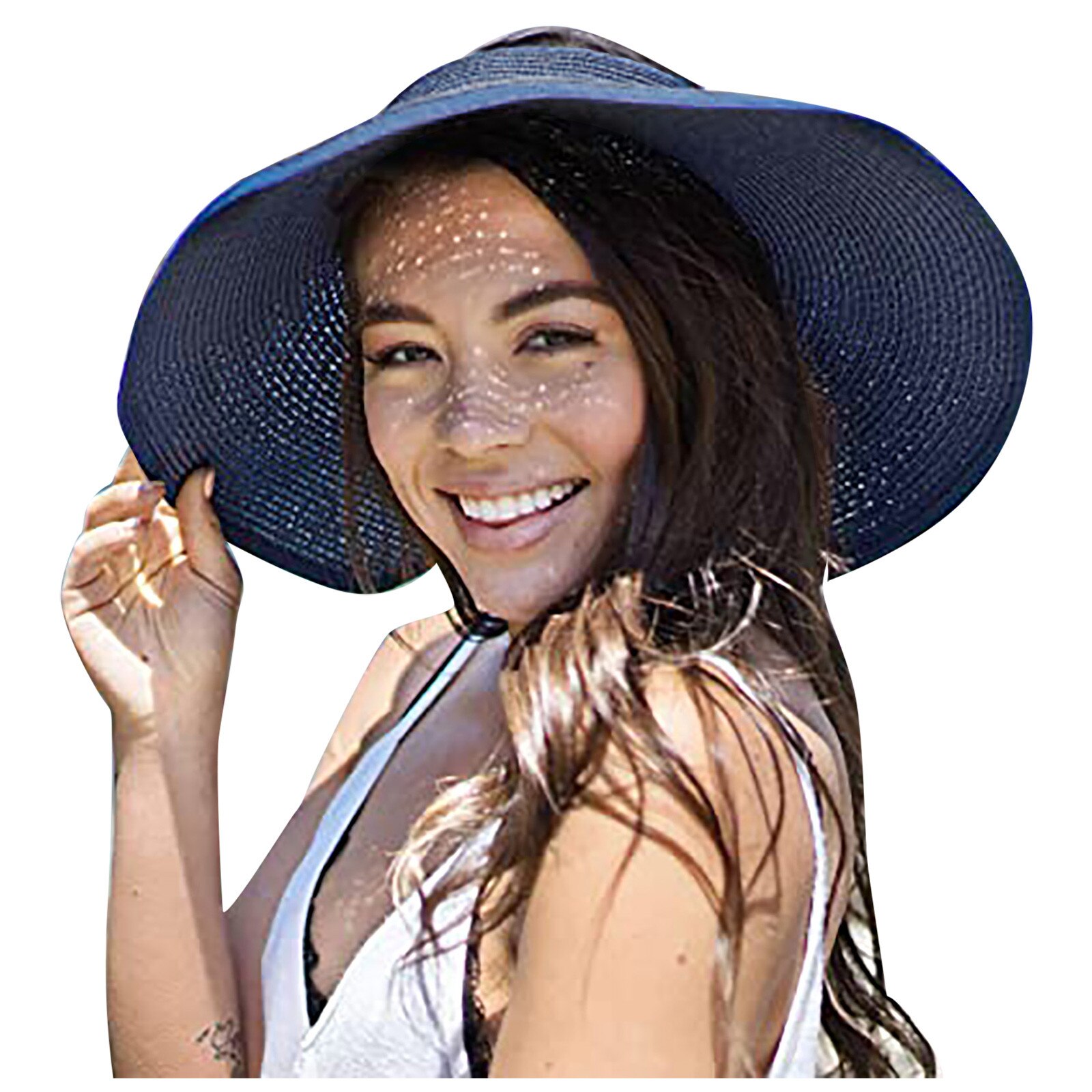 Video's over Wat is Aangepaste Zomer Zonnehoed voor Jongens en Meisjes Met Brede Rand Schoudercape Zonnebescherming Ademend Vissersemmerhoed