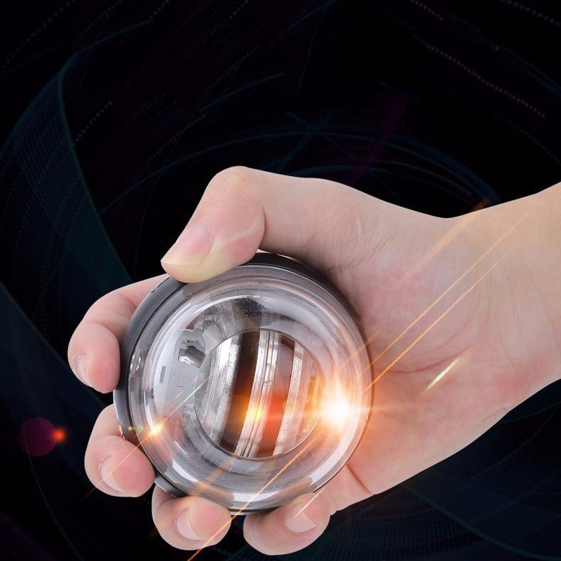 Self-starting Powerball Wrist Power Hand Ball Muscle Relax Spinning Wrist Trainer Exercise Equipment Strengthener with LED Light