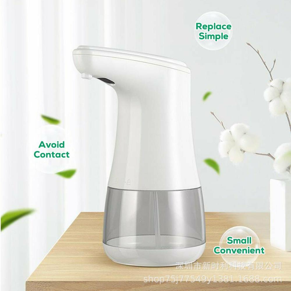 Intelligent Automatic Liquid Soap Dispenser Induction Foaming Hand Washing Device for Kitchen Bathroom (Without Liquid)