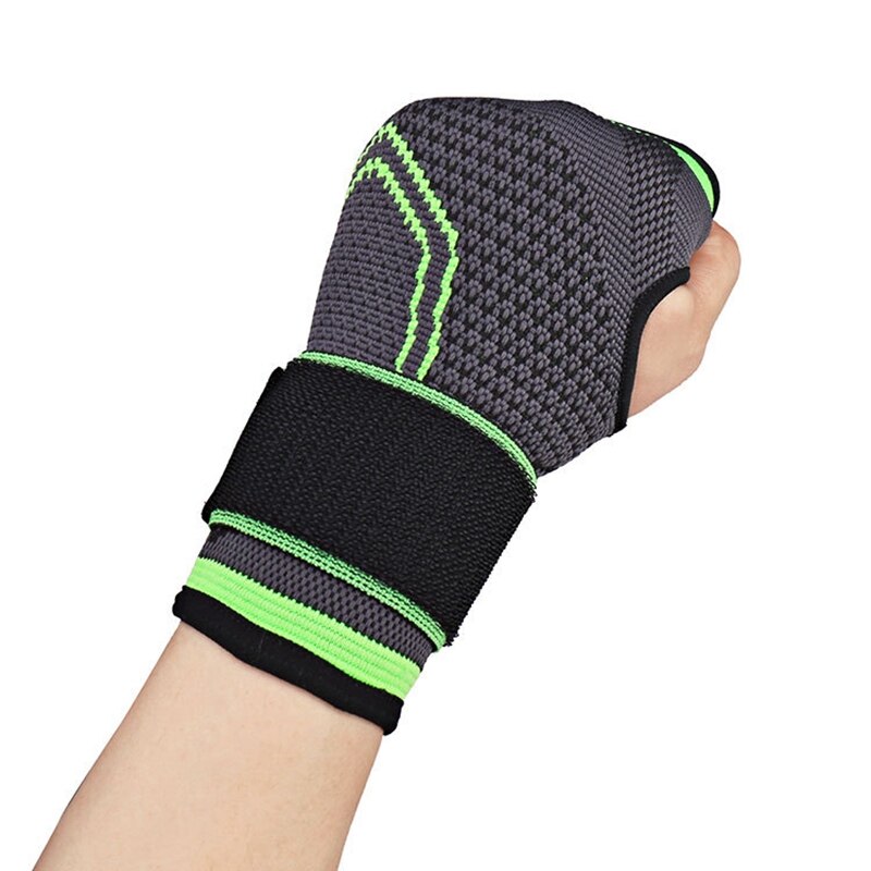 Muñequera deportiva Unisex para levantamiento de pesas, muñequera de nailon para gimnasio, soporte de muñeca para Fitness, culturismo, 2 uds.