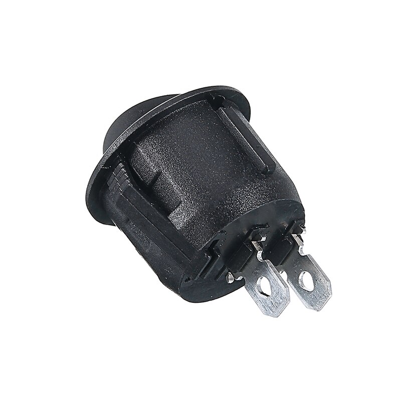 10 st 2 -stifts rund vippströmbrytare 12v ac 250v 6a led-belysta strömbrytare universal för bilbåt skåpbil instrumentbräda