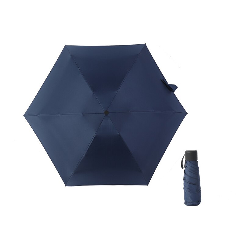 Flat Lightweight Umbrella Parasol light pocket bag Folding Sun Mini Umbrella #3B22: H