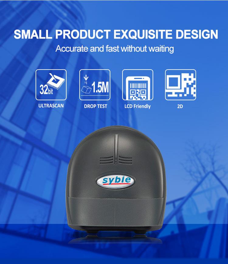 Decoding Chip to Interpret Various 1D 2D Codes High Cost-Effective Wried QR Barcode Reader Handheld Scanner Syble XB-6255M