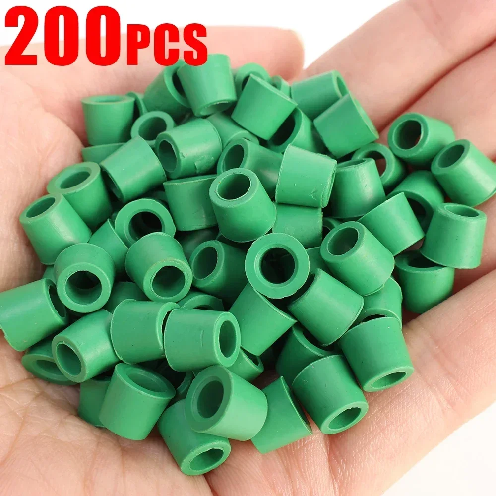 200-50PCS Rubber Gasket Air Conditioning 1/4'' Charging Hose Valve Gasket Manifold Repair Seal Kit Replacement Car Accessories: Brown