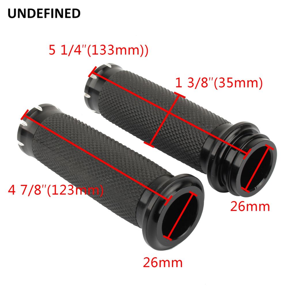 1 Inch Motorcycle Hand Grips Black Elektronische Gasklep Stuur Voor Harley Touring Road King Road Glide Dyna Fxdls Softail Tri