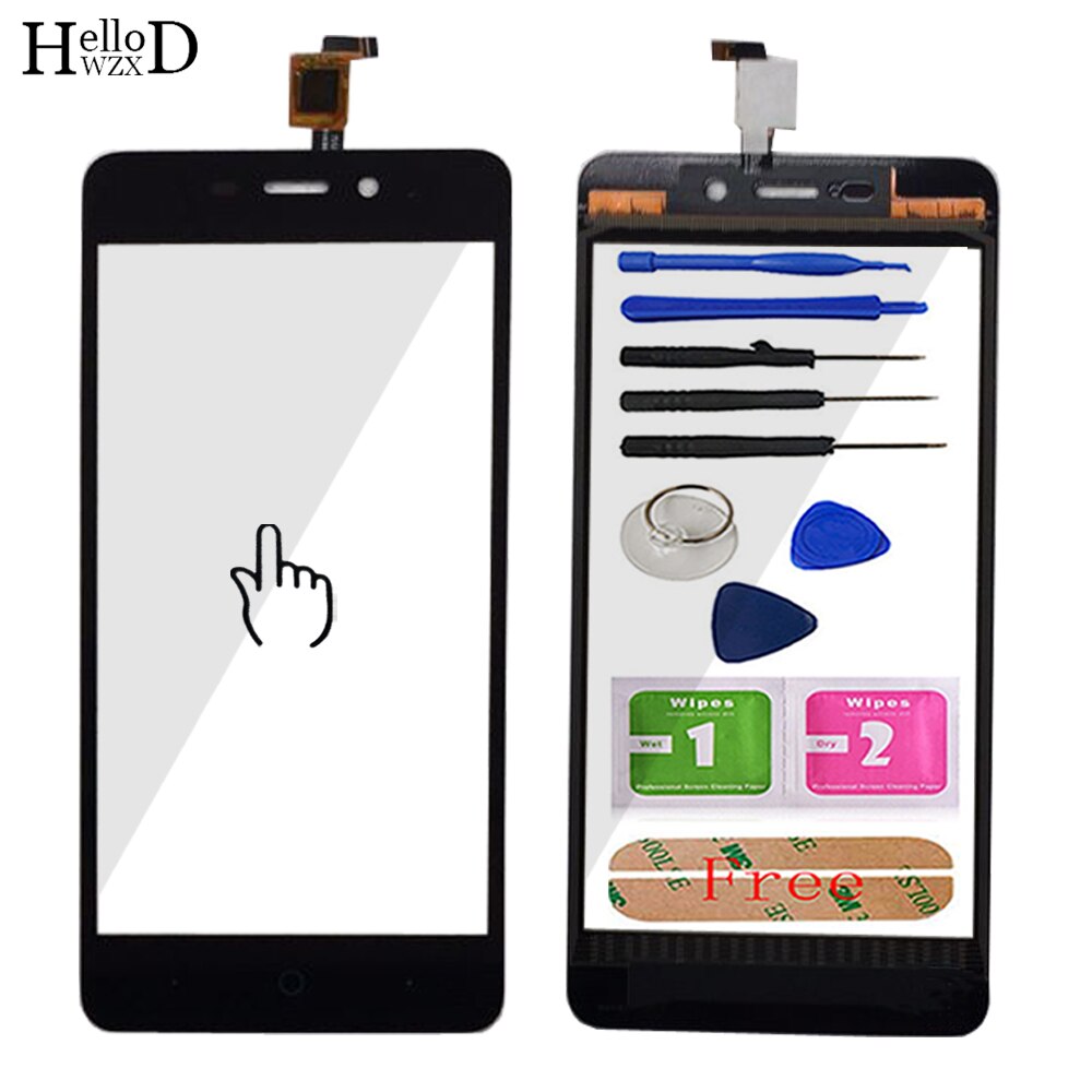 Touchscreen digitizer paneel lens sensor voor zte blade  x3 /  blade  d2 / t620 vervanging onderdeel mobiele telefoon front glas gereedschap lijm