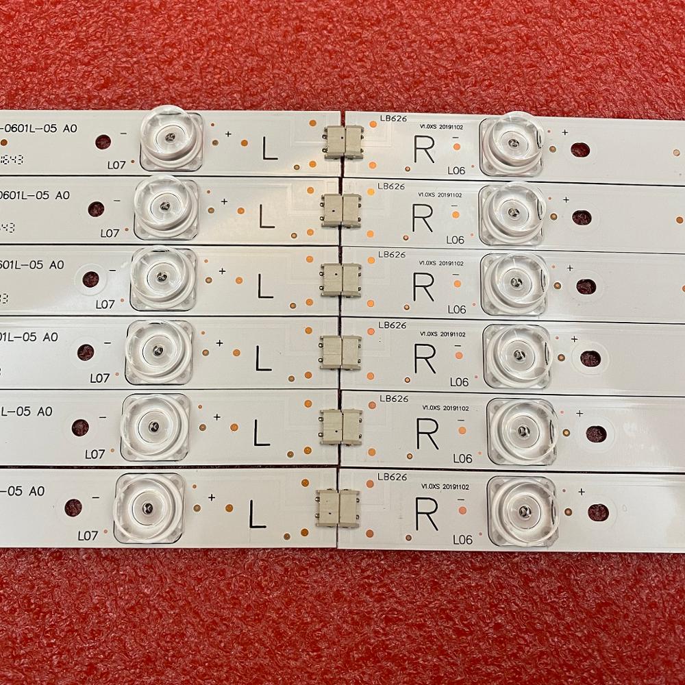LED-achtergrondverlichtingstrip (12) voor Sharp LC-55CUG8462KS LC-55CUG8461K LC-55CUG8461ES LC-55CUG8461E 55CFE6352K LC-55CFE6242K 55SFE7452K