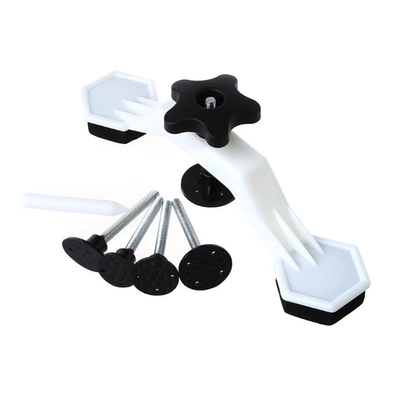 Car Dent Repair Puller Tool Suit Portable Car Auto Body Dent Restorer Metal Plate Dent Patch Kit Car Scratch Remover: Default Title