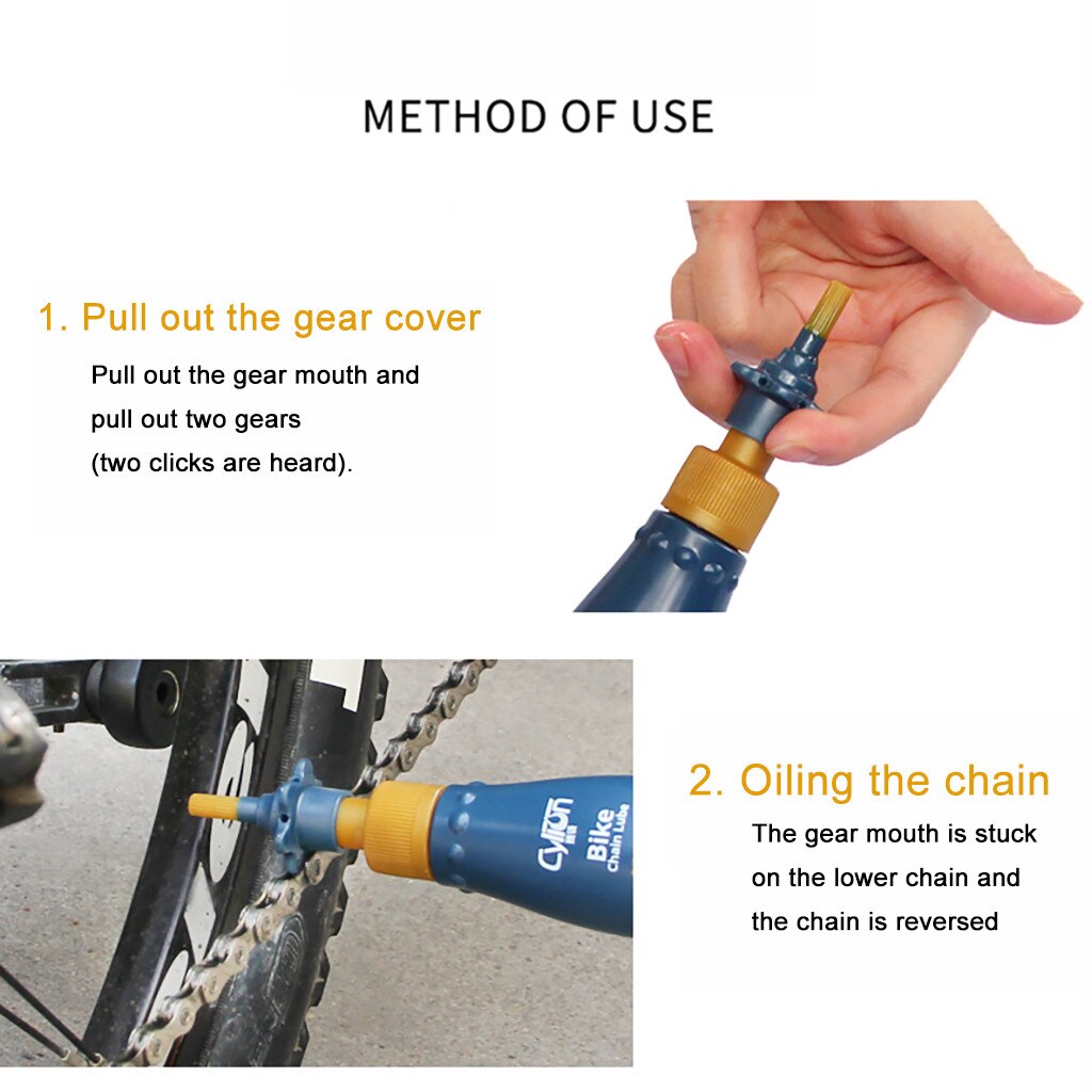 Moda CYLION 60ml wioślarz górski wioślarz MTB łańcuch smar olej smarowy w/ściereczka robić czyszczenia accesorios bicicleta wioślarz