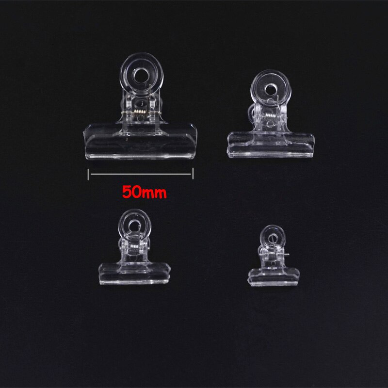 CONTEMPLATOR 4 stks Clear CDC Magic Gereedschap Maken Hackles 4 maten Fiber Feather Clips Nasynchronisatie Clip Onmisbaar Vliegbindset Gereedschap: Black