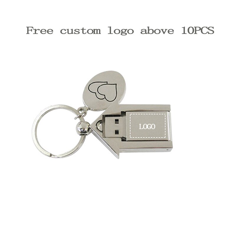 Pendrive de metal para casa, memoria usb de 64gb, 4gb, 8 gb, 16gb, 32gb, 128gb,