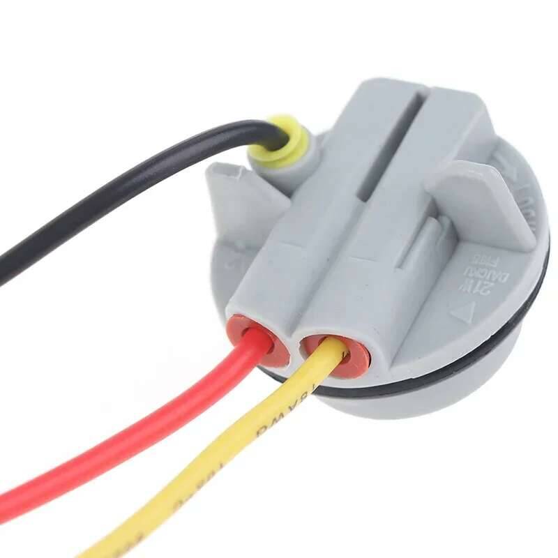 10X 1157 Bulb Socket BAY15D Lamp Holder P21/5W Adapter Base Connector For Brake Light Plastic Car Accessories