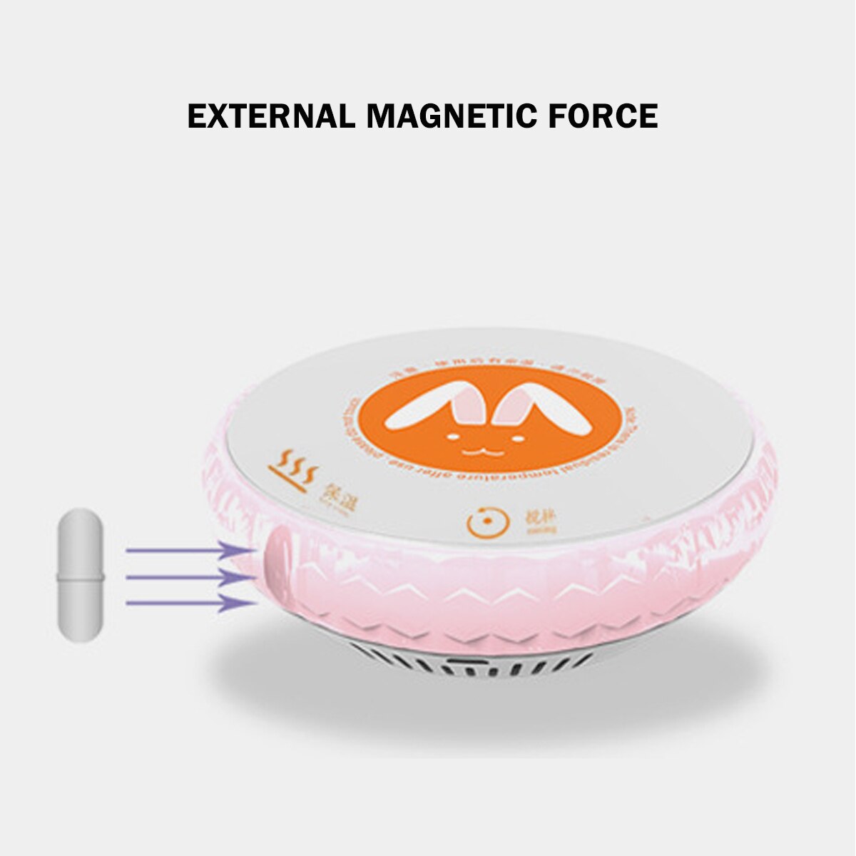 Mini Elektrische Kookplaat Kookplaat USB Warmer Cup Plaat Magnetische roerder Koffie Thee Kachel Huishoudapparatuur voor Keuken Kantoor