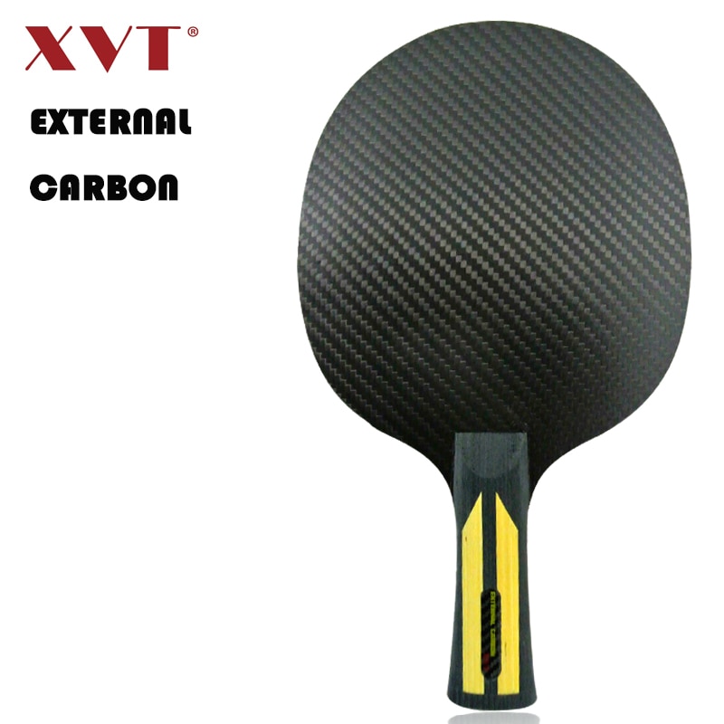 XVT EXTERNAL CARBON Arylater Carbon Table Tennis Blade/ ping pong blade/ table tennis bat SEND WHOLE COVER CASE