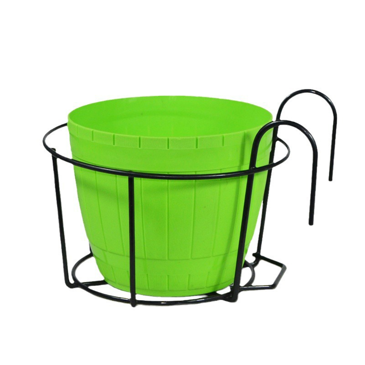 Mur en pot de plantes vertes charnues, balcon fleur T1, conflicence terrasse garde-corps stockage fer T1
