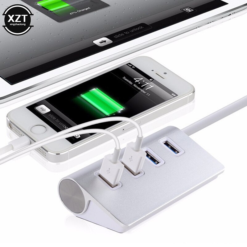 Universal USB HUB High Speed 5Gbps Multi USB 3.0 4-Port Multi HUB Splitter Aluminum Adapter Expander For PC Laptop Notebook