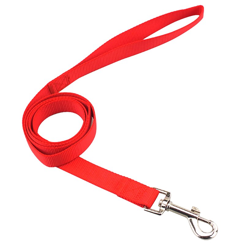 Klassiskt solid hundhalsband för hundar i nylon för små medelstora hundar kan matcha koppel och sele med snabbsnäppspänne