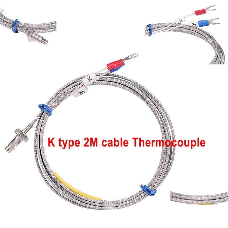 48*96mm Digital PID Temperature Controller CH402 Relay Output Without Sensor Vertical: 2M Thermocouple