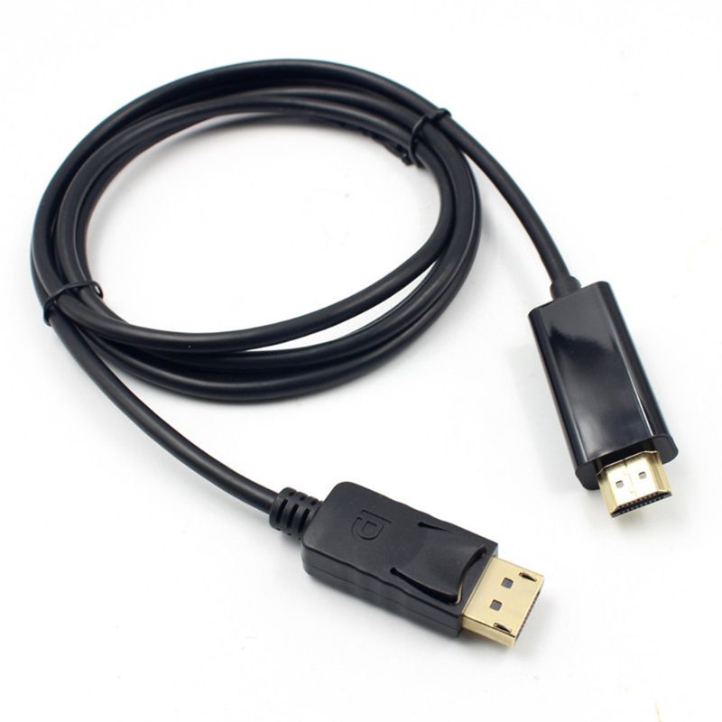Display Port to HDMI Cable Cord DP to HDMI Cable Adapter Gold Plated US