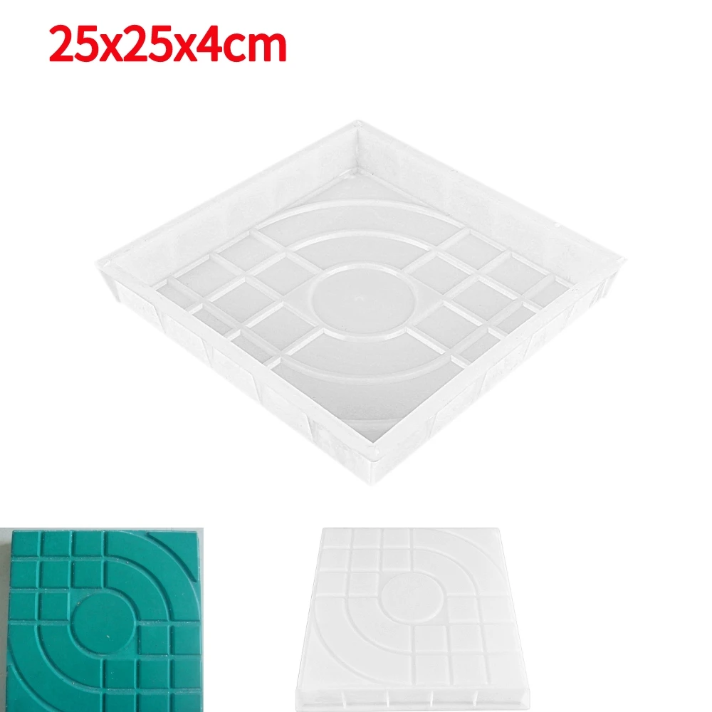 Giardino di casa cortile fai da te pavimentazione stampo strada cemento mattone intaglio pietra percorso pavimentazione strada Walk Maker stampo imitazione: MULTI