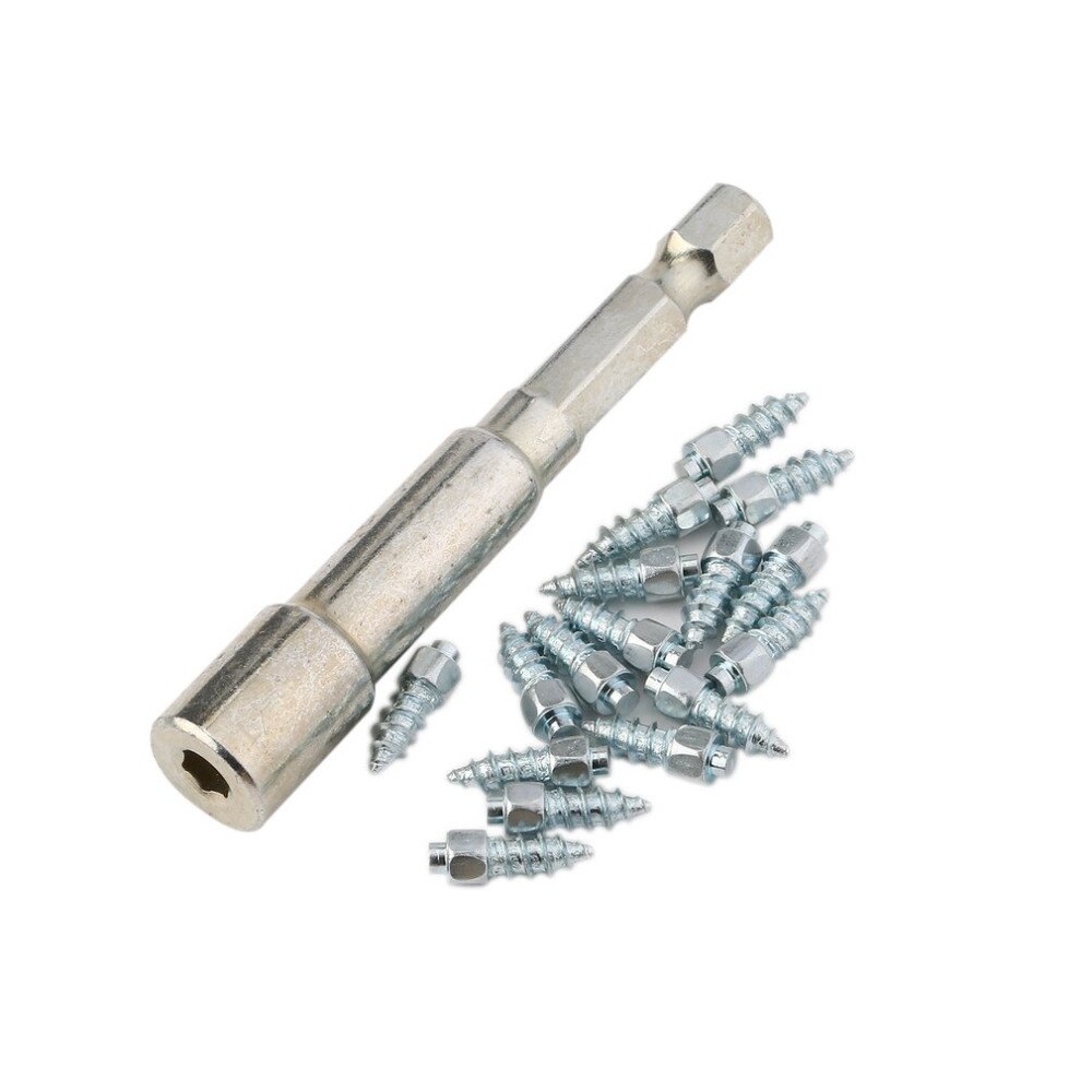 500Pcs/set 12*4mm Car Tires Studs Screw Snow Spikes Wheel Tyres Snow Chains Studs for Car Vehicle Truck Motorcycle Tires Winter