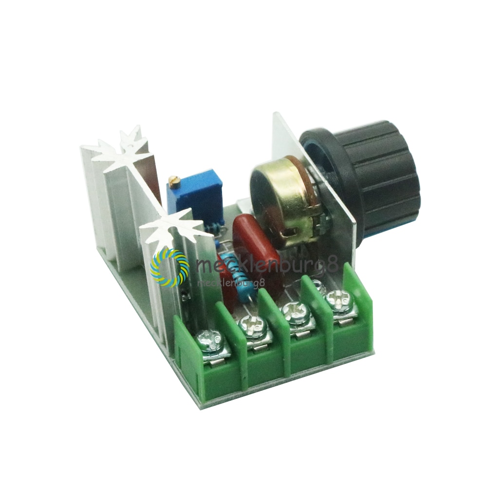 AC 220V 2000W SCR Voltage Regulator Dimmen Dimmers Motor Speed Controller Thermostaat Elektronische Voltage Regulator Module