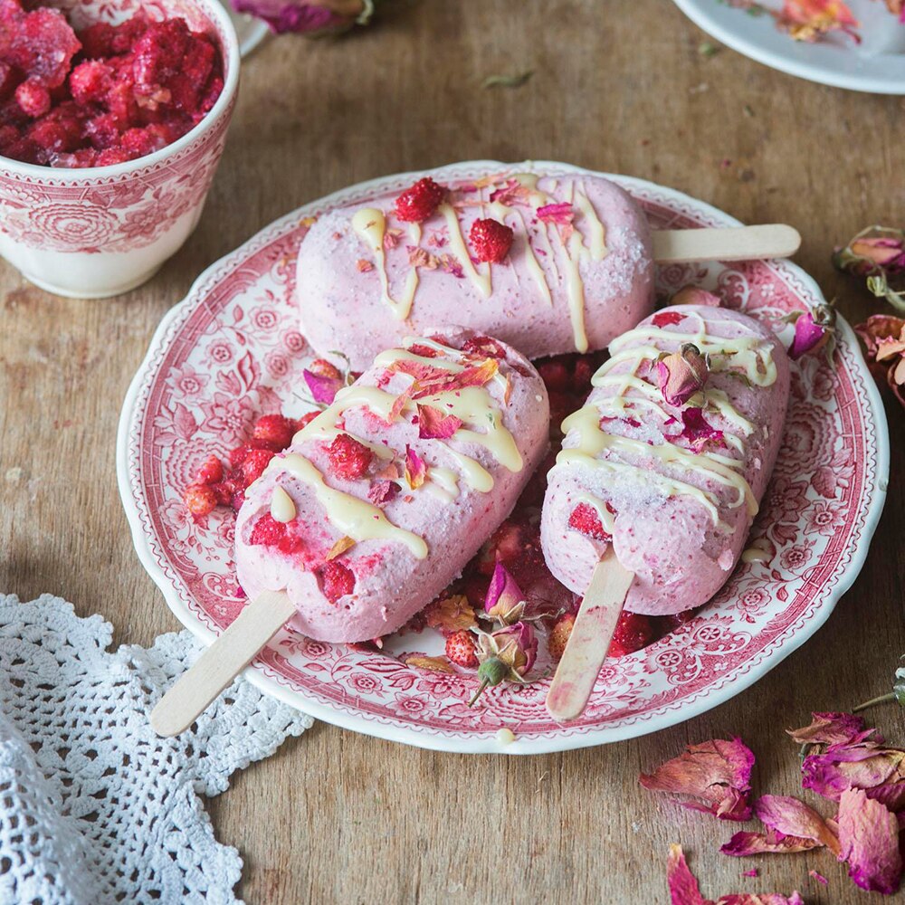 Ice Cream Mold Makers 4 Cavity Ice Cube DIY Tools Silicone Thick Material Popsicle Moulds Freeze Pudding Mold Tray