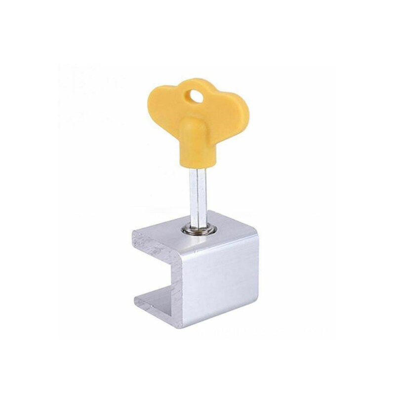 Tope de faja deslizante para ventana, limitador de bloqueo de pantalla, traducción de seguridad, marco de puerta de aluminio, protección infantil: 01