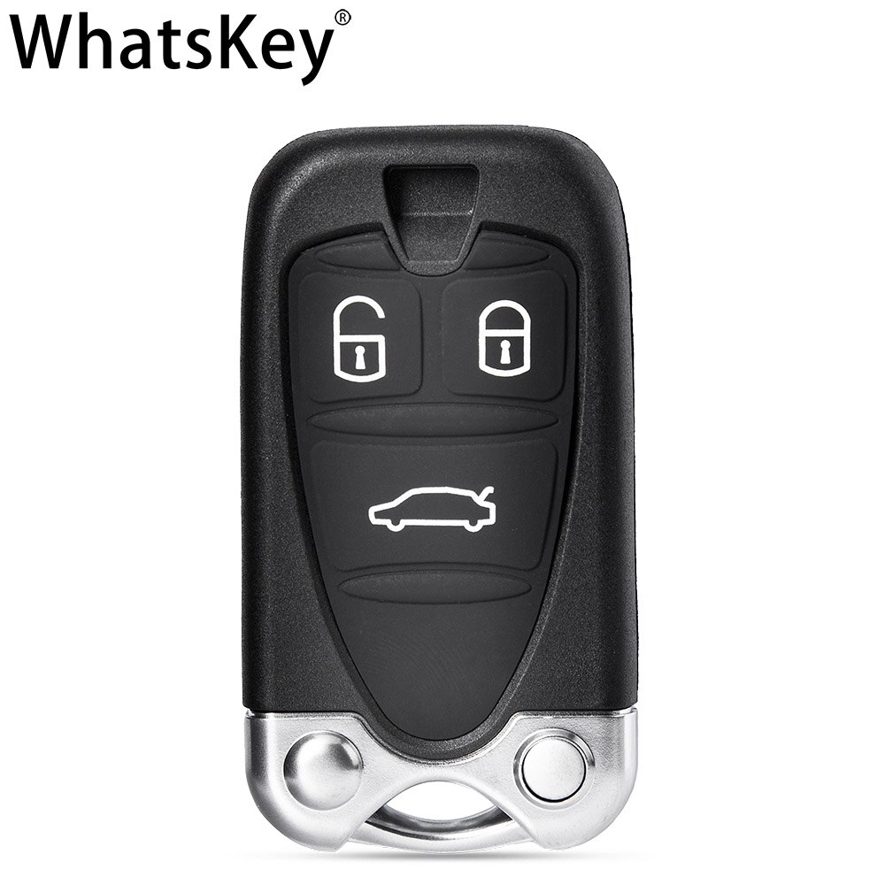 WhatsKey Fernbedienung Clever Schlüssel Karte Hülse 3 Geschmack Für Alfa Romeo 159 Brera156 Spinne Ersatz Auto schlüssel fallen gehäbenutzen ungeschnitten klinge: SKU213