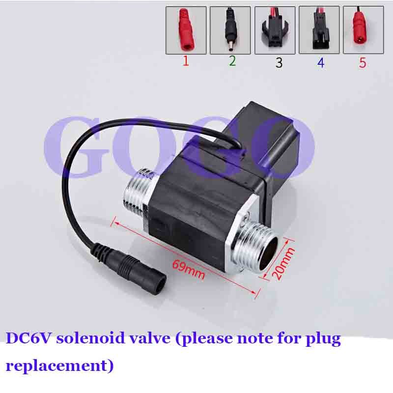 6V concealed urinal sensor, flush valve, faucet solenoid valve, urinal, urinal flusher accessories: 10