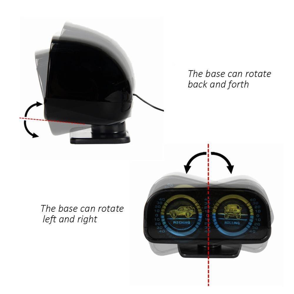 Car Inclinometer Auto Pitching Rolling Meter Level Gauges Four Wheel Drive Wheeler 4WD Suspension SUV SUVs Balancing Instrument