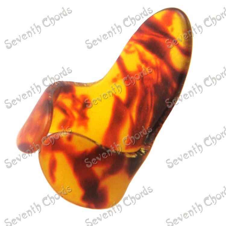 Celluloid 3 finger picks &amp; 1 tommelfinger pick som et sæt guitar picks plekter xh-tz