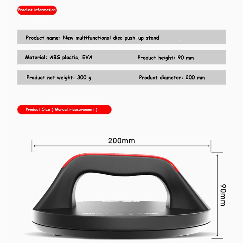 ABS Push-up Stands Rotating Circular Abdominal Muscle Trainer Bracket Gym Home Exercise Push-ups Body Building Fitness Equipment