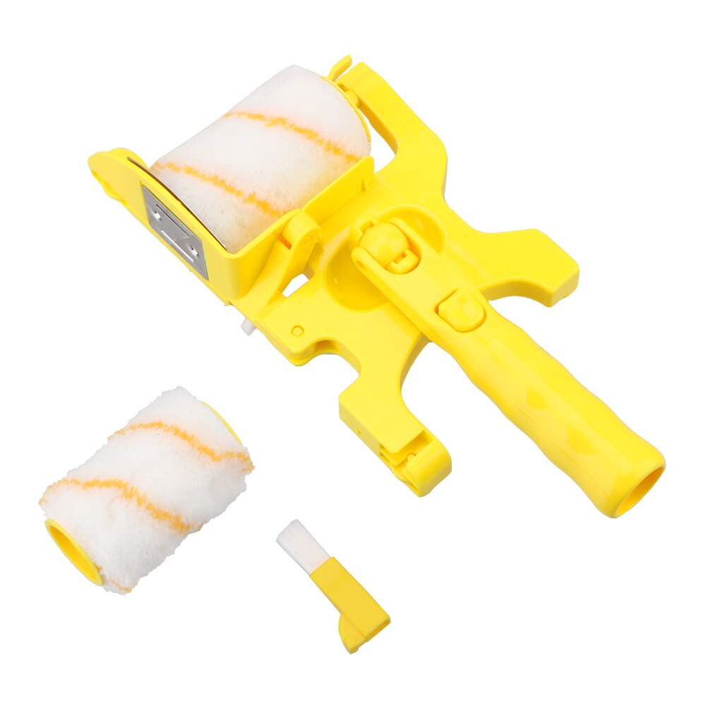 Wall Decorative Handle Tools for Home Wall Ceilings Roller Brush Wall Painting Tool Paint Brush Clean-Cut Paint Edger Roller: AB