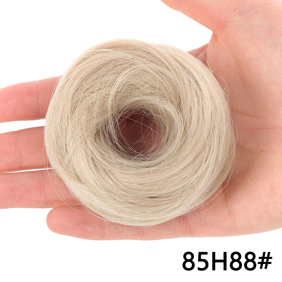 LUPU-moño de pelo sintético para mujer y niña, extensión de cabello, moño rizado, ondulado, moño desordenado, moño para el cabello, uso diario: #35