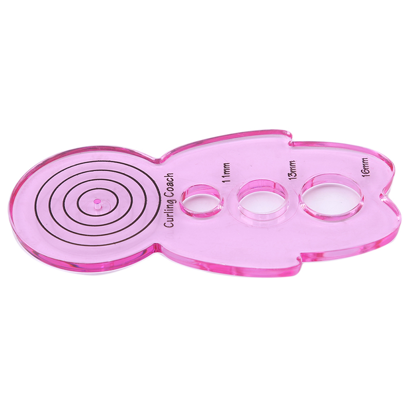 Cute Red Doll Shape Curling Coach Paper Quilling Tool Crank Gauge Small-Shaped Shaped Paper Roll Holder Craft Paper Home Tools