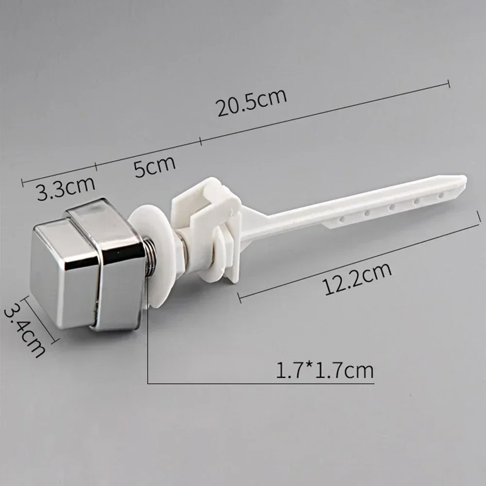 Zestaw robić spłukiwania toalety z przyciskiem Montaż boczny Zbiornik na wodę Dźwignia wyzwalająca Akcesoria robić uchwytów Sprężyny automatyczne Oszczędność wody