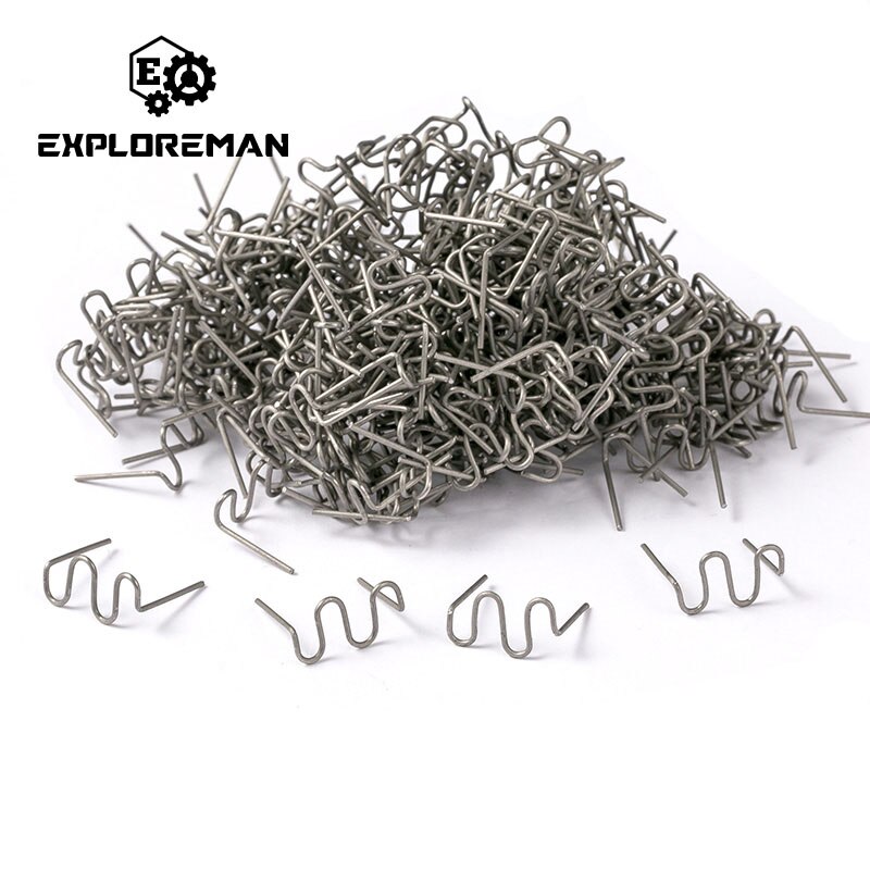 Stapler Plastic Repair Standard Pre Cut Wave Staples Bumper Bodywork Repairs 0.8mm Wave Staples Stainless Steel