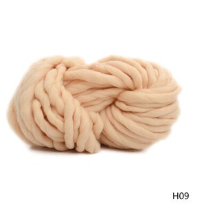 Super Omvangrijk Arm Breien Wol Roving Gebreide Deken Chunky Wol Garen Super Dikke Garen Voor Breien/Haken/Tapijt /hoeden: YELLOW