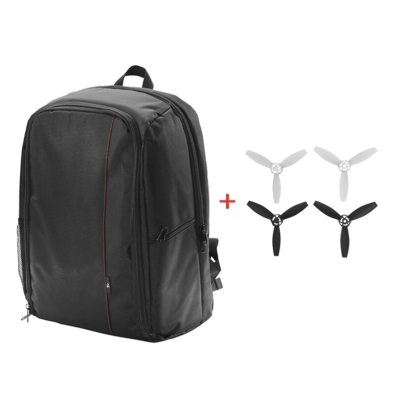 Für Papagei Bebop 2 Rucksack Schulter Tasche + 4Stck Propeller Tragbare Reise Lagerung Tasche Tasche Für Papagei Bebop 2 Energie Fpv